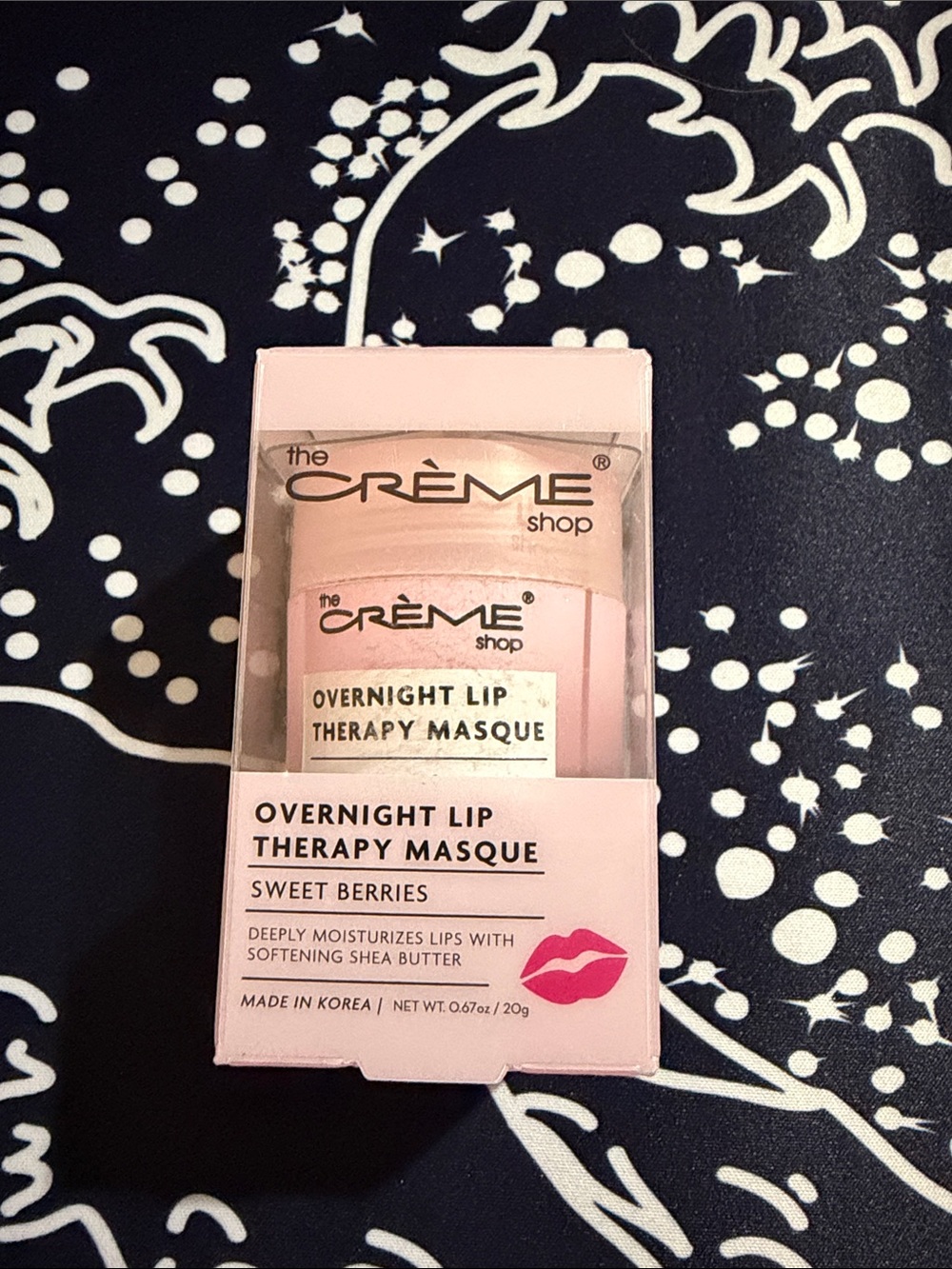 The Crème Shop Overnight Lip Therapy Masque — Sweet Berries (Pink)